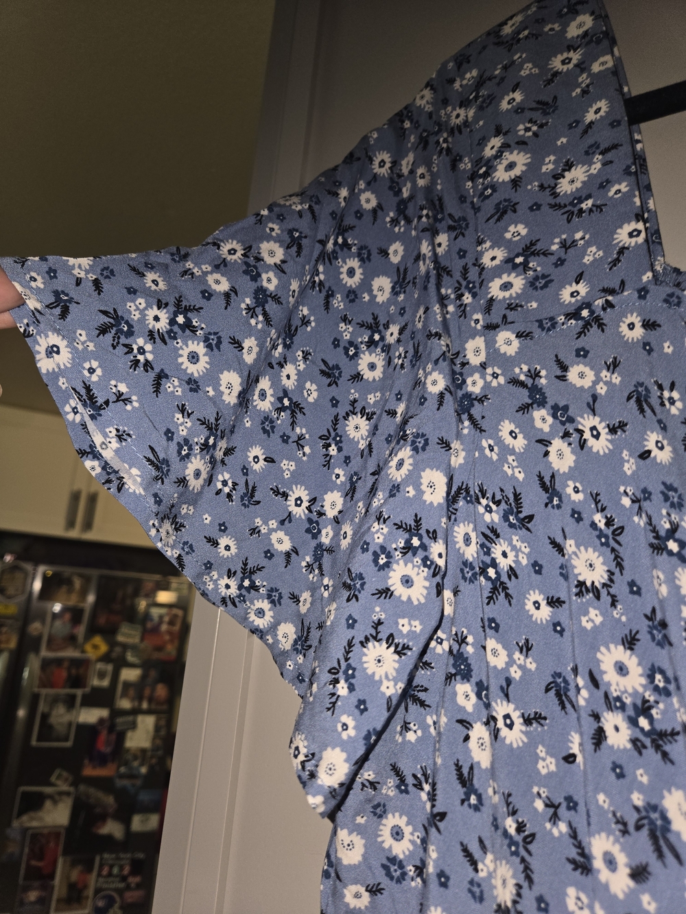 BloomChic Blue Floral Midi Dress - Picture 3 of 5